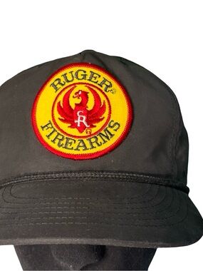 Ruger firearms - circle patch SnapBack rope hat - black
